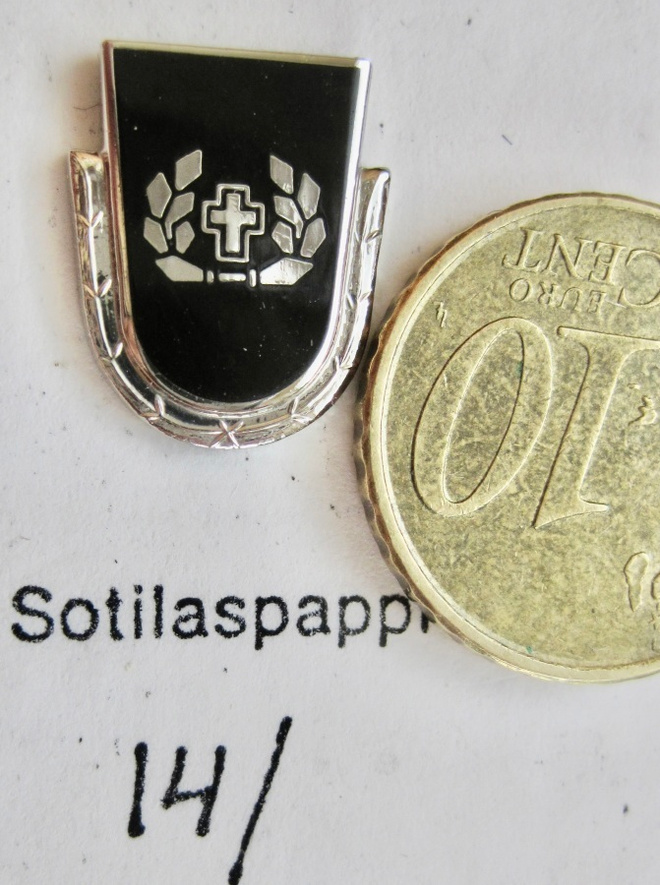 VANHA Ruuvimerkki Koulutushaara Sotilaspappi Mallikappale