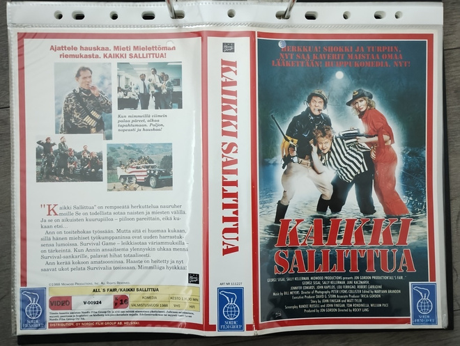 Kaikki sallittua kansilehti