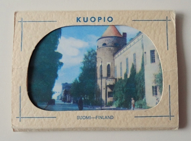 Vanha haitarikorttisarja Kuopiosta