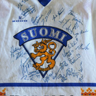 Suomen joukkueen jääkiekko pelipaita NIMIKIRJOITUKSET! - pikkukuva 2