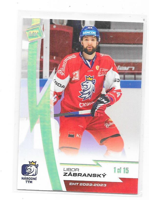 2023 MK GOLD #35 Libor Zabransky Tsekki Ässät 1of15  ! ! !