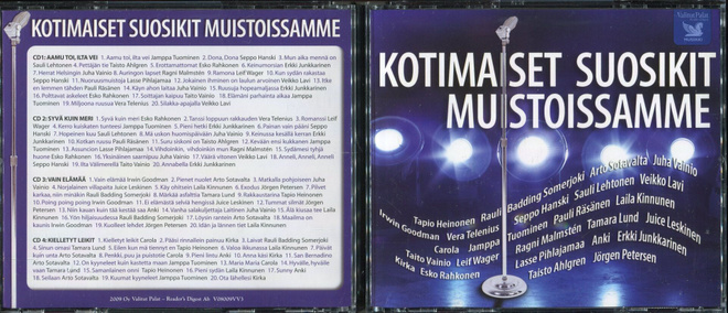 KOTIMAISET SUOSIKIT MUISTOISSAMME . 4 CD-LEVYN BOXI .