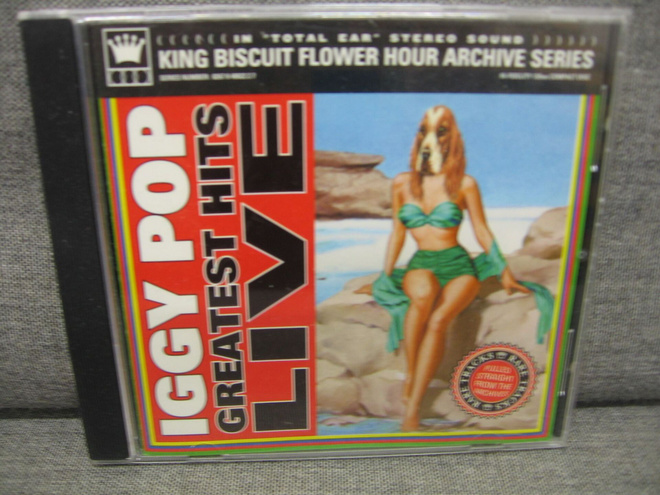 Iggy Pop: Greatest Hits Live CD.