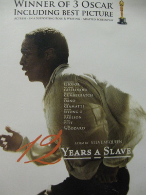 12 YEARS A SLAVE DVD