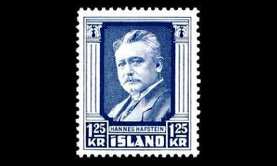 Islanti 293 ** Hannes Hafstein 1,25 kr (1954)