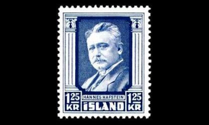Islanti 293 ** Hannes Hafstein 1,25 kr (1954)