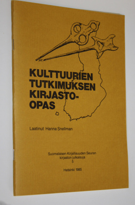 Hanna Snellman : Kulttuurien tutkimuksen kirjasto-opas