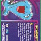 Pokémon 2001 Topps Wobbuffet Foil - pikkukuva 2