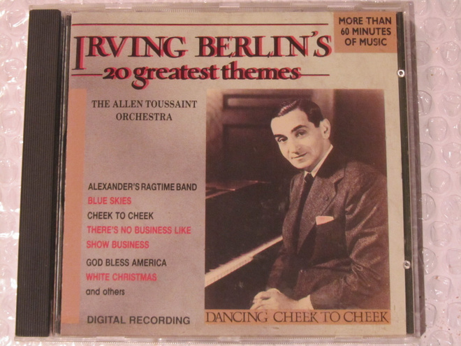 The Allen Toussaint Orchestra•Irving Berlin's 20 Greatest CD