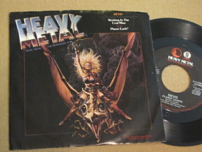 Devo Working in the coal mine 7 45 USA 1981 heavy metal