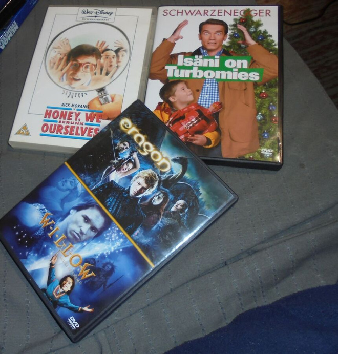 DVD 4 x elokuvia Isäni on turbomies ym.