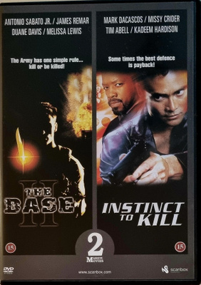 THE BASE II + INSTINCT TO KILL DVD