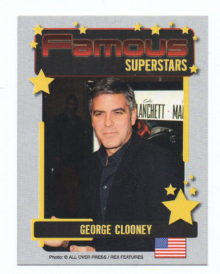 Famous SUPERSTARS n:o 075 GEORGE CLOONEY