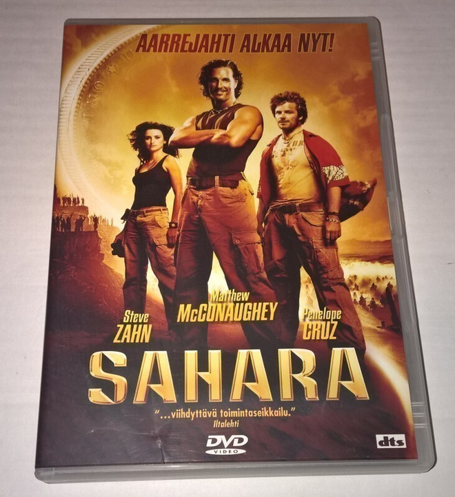 SAHARA  TOIMINTASEIKKAILU  DVD