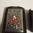 Zippo Daggered Rose Uusi Aito Kotelossaan - pikkukuva 1