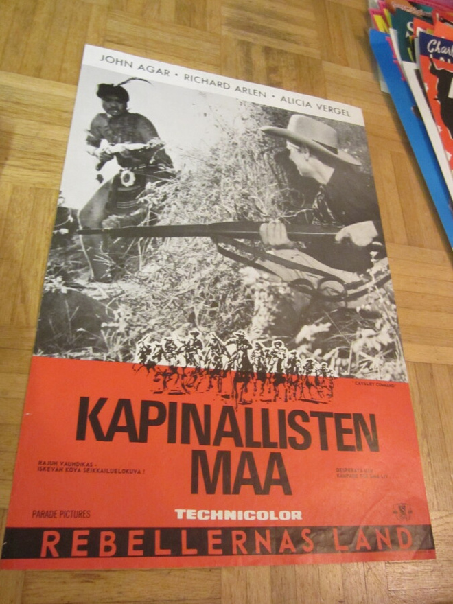 VANHA ORIG ELOKUVAJULISTE KAPINALLISTEN MAA