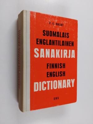 P. E. Halme : Suomalais-englantilainen sanakirja = Finnis...