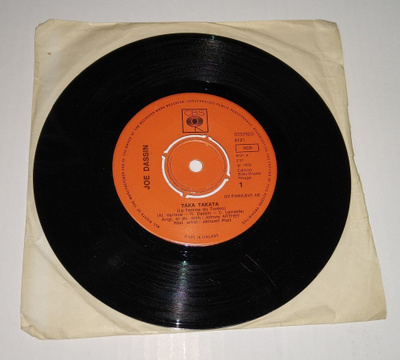 JOE DASSIN 7" SINGLE CBS 8121 OY FINNLEVY AB