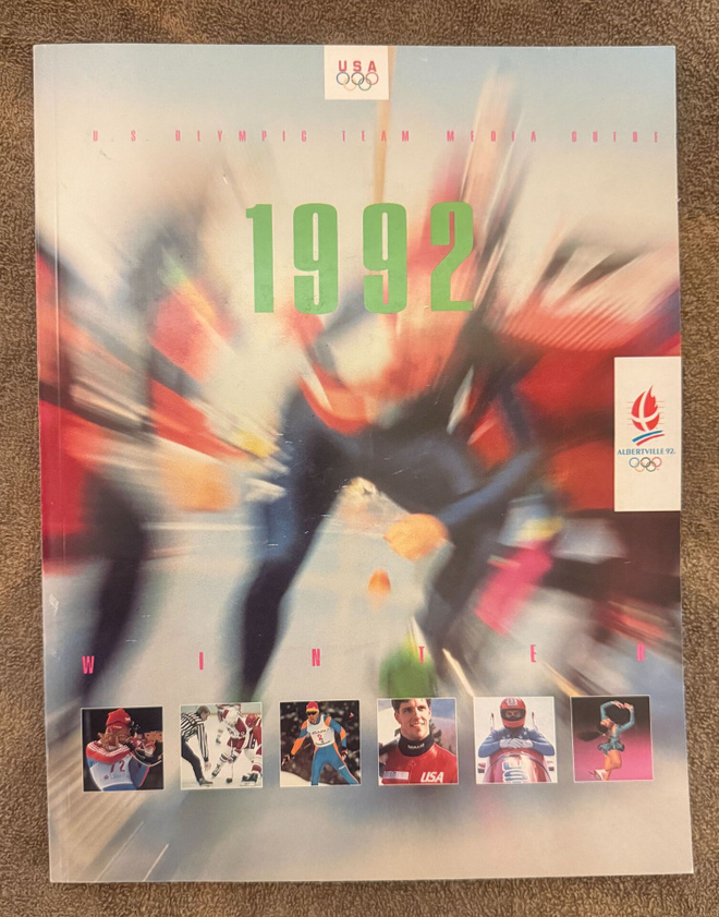 USA MEDIA GUIDE ALBERTVILLE 1992 OLYMPIC GAMES