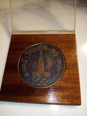 Muistomitali olympialaiset 1980 Tallinna purjehdus ( SIS POS