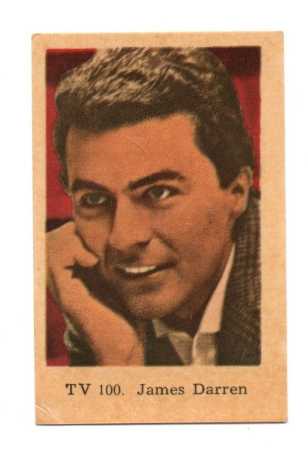 Purkkakuva TV n:o 100 JAMES DARREN Purukumikuva