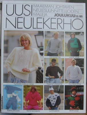 Uusi neulekerho 12/85 ja 1/86.
