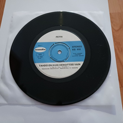Petri – Tahdo En Kuin Hengittää Vain 7" orig 1975 uusi mint