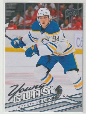 Konsta Helenius 26-27 Upper Deck #210 Young Guns RC
