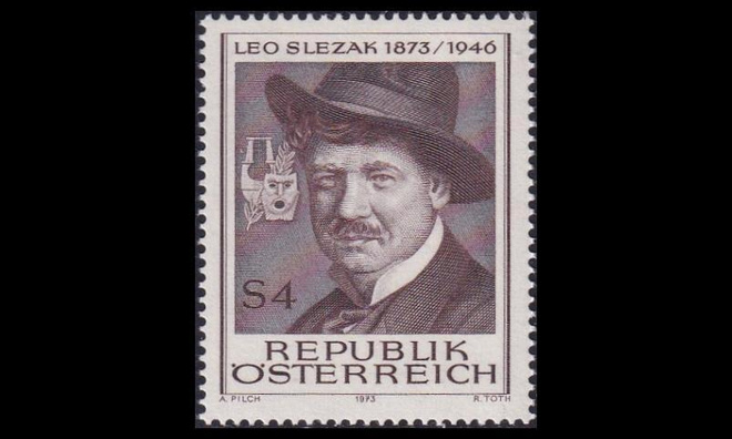 Itävalta 1419 ** Oopperalaulaja Leo Slezak (1973)