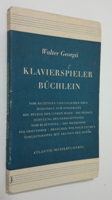 Walter Georgii : Klavierspieler Buchlein : winke fur jung...