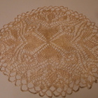 NEULOTTU PÖYTÄLIINA  33.  KULLANVÄRINEN SYDÄN- LIINA - pikkukuva 4