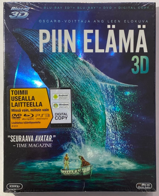 Piin Elämä - 3D Blu-ray ( uusi )