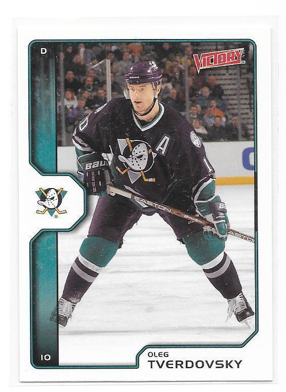 2002-03 Ud Victory #5 Oleg Tverdovsky Anaheim Ducks