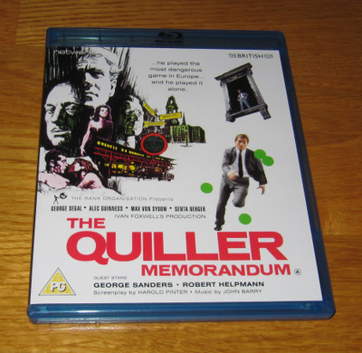 The Quiller Memorandum blu-ray