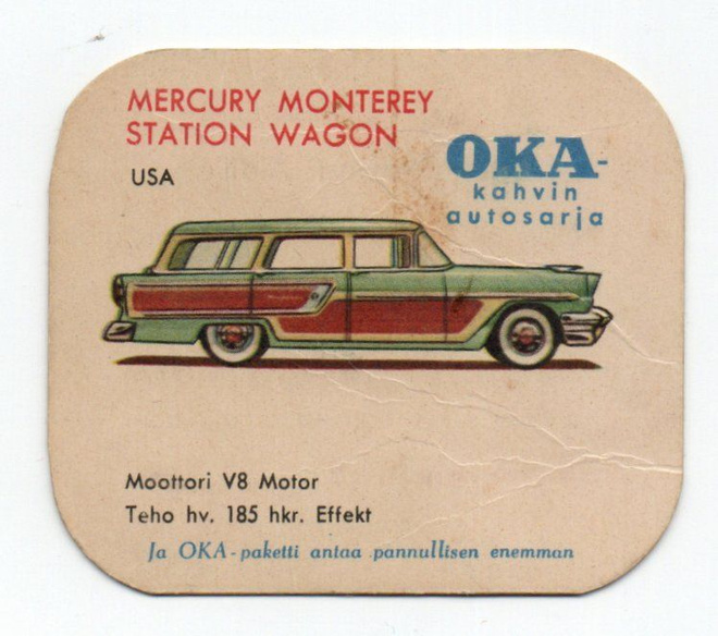 Pahvilappu OKA MERCURY MONTEREY STATION WAGON