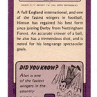 Purkkakuva Jalkapallo n:o 137 ALAN Hinton. DERBY COUNTY - pikkukuva 2