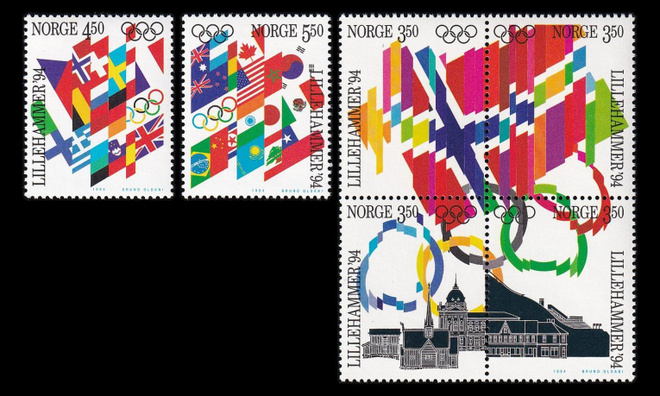 Norja 1145-50 ** Talviolympialaiset (1994)