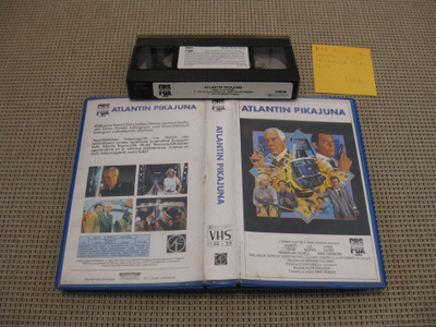 Atlantin Pikajuna-VHS FIx, Showtime, Lee Marvin, Linda Evans