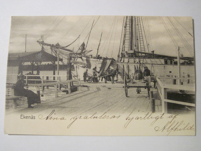 VANHA Postikortti Tammisaari ennen-1905