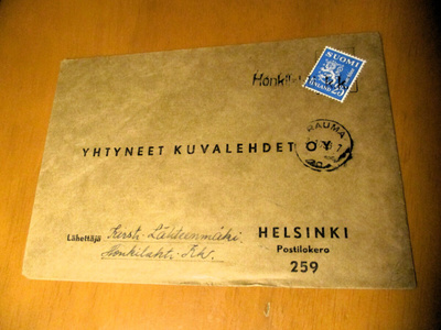 1953 Honkilahti kk. rivil + Rauma kuorella