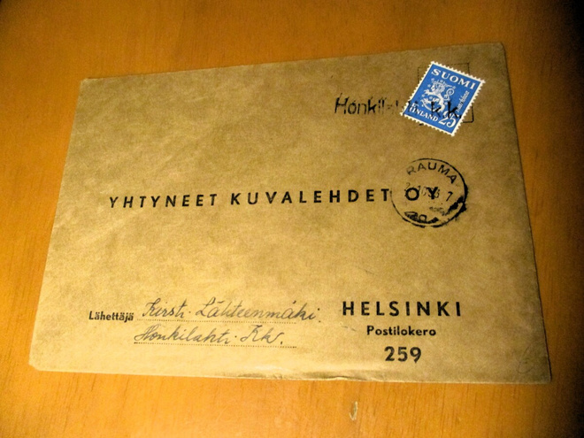 1953 Honkilahti kk. rivil + Rauma kuorella