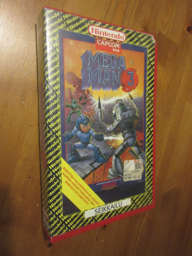 NES Mega Man 3 YAPON-vuokrapeli