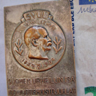 VANHA Mitali Plaketti SVUL Ivar Wilksman 1854-1954 - pikkukuva 1
