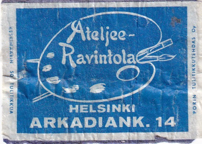 Helsinki, Ateljee - Ravintola , Arkadiank. 14,  4/12