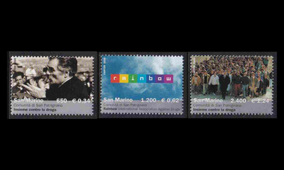 San Marino 1890-2 ** Huumeidenvastainen yhdistys Rainbow (20