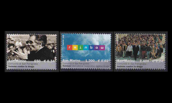 San Marino 1890-2 ** Huumeidenvastainen yhdistys Rainbow (20