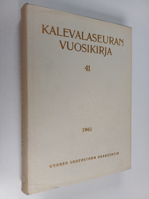 Kalevalaseuran vuosikirja 41