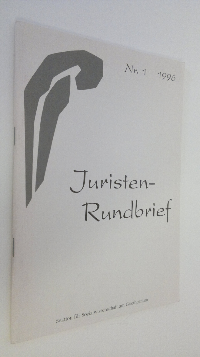 Juristen-Rundbrief Nr. 1 1996