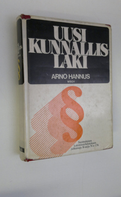 Arno Hannus : Uusi kunnallislaki