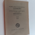 Suomen sukututkimusseuran vuosikirja XVl 1932 - pikkukuva 1